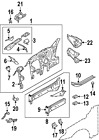 51717050671 Genuine Partition Bmw Oem Panel