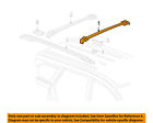 5178270ac Oem Journey Chrysler Dodge Roof Carrier-cross Luggage Rail Rack