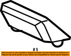 5178368ab Mopar Dodge Chrysler Oem Roof Rack Rail Luggage Cover Right