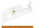 55394342ab Mopar Jeep Chrysler Oem Roof Rack Rail Luggage Cover Right