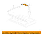 55396656ab Oem Jeep Luggage Chrysler Rail Carrier-front Cover Rack Roof