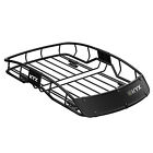 Ky3rcb00100-us 57inchx35.4inchx8inch Universal Roof Rack Suv Top Luggage Carrier Basket Holder 190 Lb