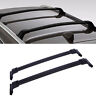 5819 Pair For Buick Envision Black Aluminum Top Roof Rack Cross