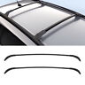 5823 Pair Black Al Plastic Top Roof Rack Cross Bars For