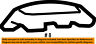 5l2z7855182aaa Ford Oem Roof Rack Rail Luggage Cap Right