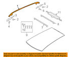 5n0860043gzaq Volkswagen Vw Oem Tiguan Roof Rack Rail Luggage Left