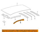 610710d020 Toyota Oem Rail Right