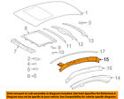 Is300-exterior 6120453021 Toyota Lexus Oem Roof Side Rail Left
