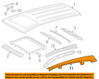 6121442030 Toyota Oem Roof Side Rail Left 6121442030 Toyota Oem Roof Side Rail Left