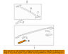 634880r010 Toyota Oem Roof Rack Rail Luggage Cushion Right