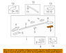 634890c020 Toyota Oem Roof Rack Rail Luggage Bracket Rear Seal Left