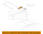 63491-0e010 Cover Rack-front Oem Roof 634910e010 Lexus