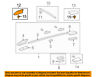 634920c020 Toyota Oem Sequoia Roof Rack Rail Luggage Left