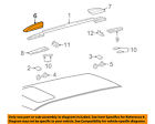 6349248020 Toyota Oem Highlander Roof