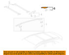 63494-0e010 634940e010 Roof Rack-rear Lexus Oem Cover
