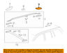 6349460090c0 Toyota Oem Roof Rack Rail Luggage Cover Left