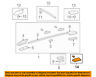 634960c020 Toyota Oem Sequoia Roof Rack Rail Luggage Left