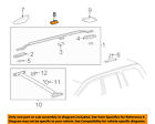 6349660080c0 Toyota Oem Roof Rack Rail Luggage Cover Left