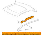 64611st7300zz Honda Acura Oem Rail Left