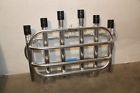 6hold4coolfold Anglers Aluminum Rod Rack Holder With Fold Down Cooler Carrier
