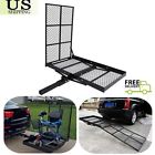 700lbs Unbrand Power Wheelchair Scooter Mobility Carrier W Loading Ramp Heavy Duty Steel