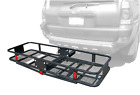 70103 Maxxhaul Hitch Mount Folding Cargo Carrier With High 817399011032