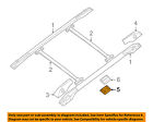 73156zq01a Nissan Oem Roof-center Brace