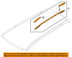 738203ka0a Nissan Oem Pathfinder Roof Rack Luggage Rail Right