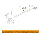 75259shja21 Honda Oem Odyssey Roof Rack Rail Luggage Cap