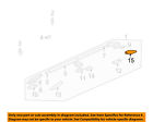 75278s9va10 Honda Oem Pilot Roof Rack Rail Luggage Cover Right