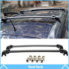 765277412191 Catinbow Black Aluminum Roof Rack Cross Bar Luggage