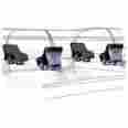 8004030 Yakima Landshark Rooftop Mounted Kayak Carrier Saddle Cradles Set Of 4