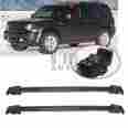 82210804 Unbranded Pair Roof Rack Cross Bar For Jeep Patriot 07-15 With Vertical Side Bars