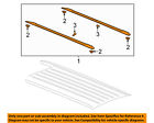 84191813 Gm Oem Roof Rack Luggage Rail Left