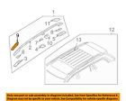 8620541 Volvo Oem Roof Rack Rail Luggage Left