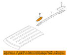 872332k100 Kia Oem Soul Roof Rack Rail Luggage Cap Left