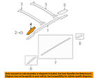 872513j000 Hyundai Oem Veracruz Roof Rack Rail Luggage Cover Left