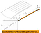 87270a9000 Kia Oem Sedona Roof Rack Luggage Rail Left
