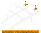 872710w000 Hyundai Carrier- Oem Cover Roof Santa Rail Left Luggage Fe Rack