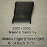 87294-26000 Ctr Rh Hyundai Santa Fe Roof Rack Right Center End