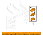 88937286 Roof Luggage Gm Oem Rack Support Chevrolet Carrier-rear Rail