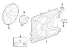 89019139 Gm Brand New Genuine Oem Engine Cooling Fan Spacer Kit