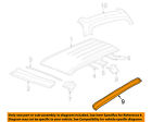 89025326 Gm Oem Roof-roof Rail