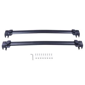 H10459011ld 8j For 2007-2017 Jeep Patriot Roof Rack Cross Bars Black