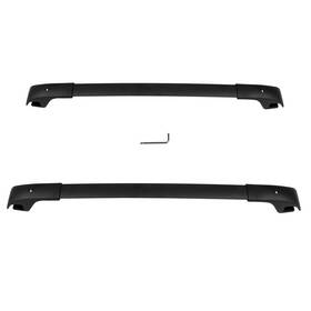H10658711ld 8j Aluminum Cross Bar For 2014-2022 Jeep Cherokee Roof Rack Black Luggage Carrier