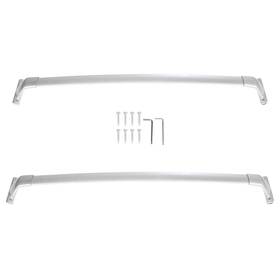 H10660811ld 8j Pair For 2014-2021 Infiniti Qx60 Jx35 Roof Rack Top Rail Aluminum Cross Bar Usa