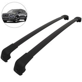 H16168911ld 8j For 2016-2021 Hyundai Tucson Roof Rack Cross Bars Luggage Carrier Black