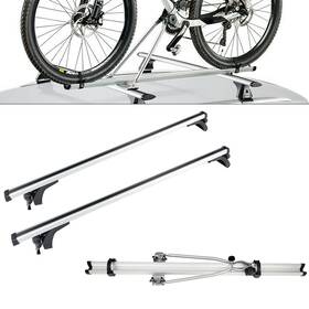 H83329211ld 8j For Universal Silver 50 Inch Roof Cross Bar Rack Bicycle