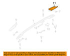91141xa18a Cap 08-14 Subaru Tribeca Oem Roof Rack-rear