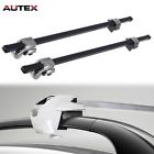 94581851365p7h4i Autex Black Universal Top Roof Rack Cross Bars Cargo Carrier